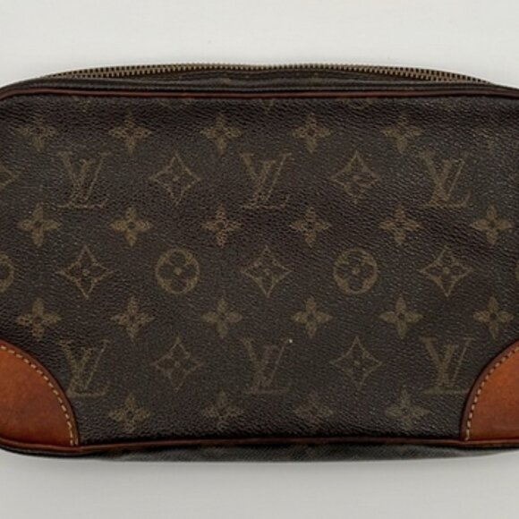 Louis Vuitton Monogram Marly Dragonne GM Wristlet Clutch Vintage - Picture 3 of 10